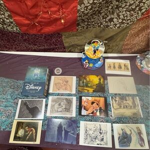 12 Pk Bundle Disney Blue And Gold Art Collection "The Golden Ages" (1937-1961)
